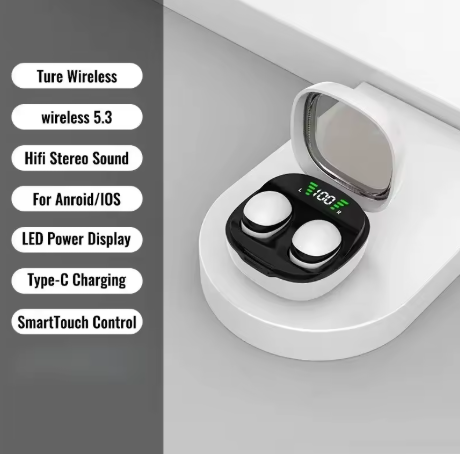 Mini 5.3 Wireless Bluetooth Earbuds – Sleep, Sports & Work