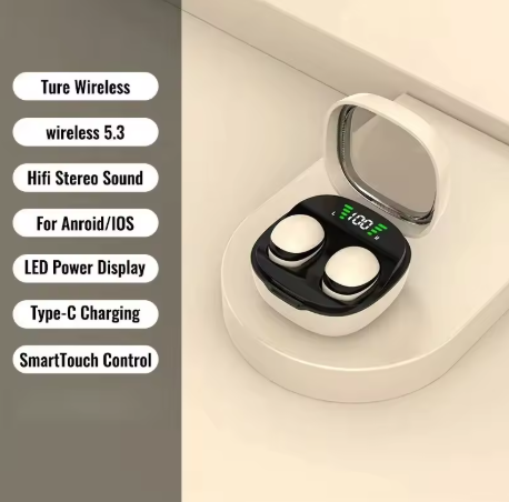 Mini 5.3 Wireless Bluetooth Earbuds – Sleep, Sports & Work